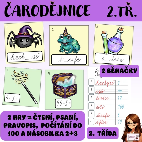 Čarodějnice 2. třída běhačky