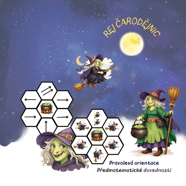 Čarodějnický rej - létajicí čarodějnice