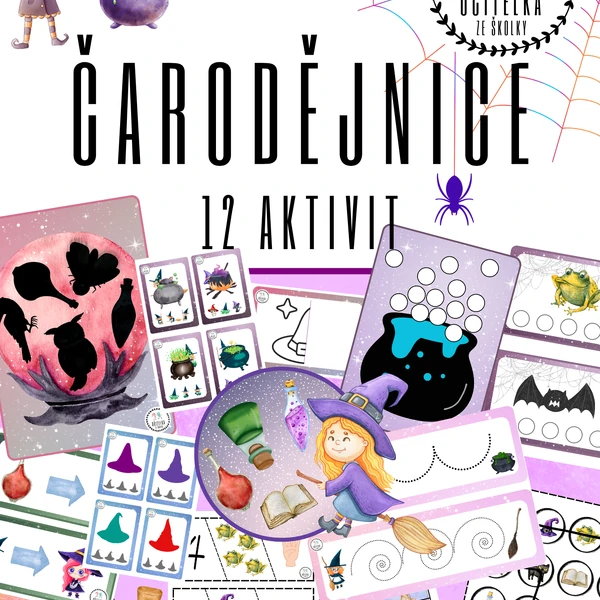 ČARODĚJNICE - 12 AKTIVIT