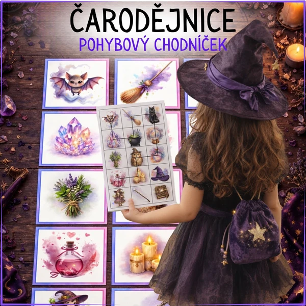 Čarodějnice – pohybový chodníček
