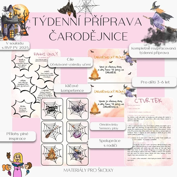 Týdenní příprava - Čarodějnice