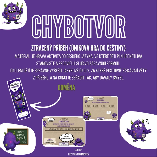 Chybotvor - Ztracený příběh (úniková hra do českého jazyka)