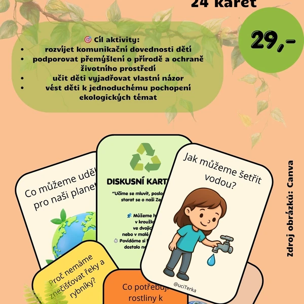Diskusní kartičky - DEN ZEMĚ