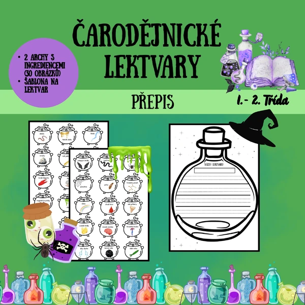 Čarodějnické lektvary - přepis