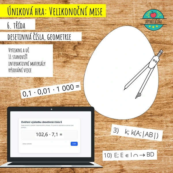 Úniková hra: Velikonoční rýsuj vejce
