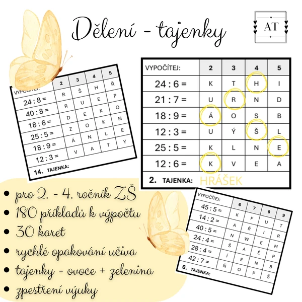 Dělení - tajenky