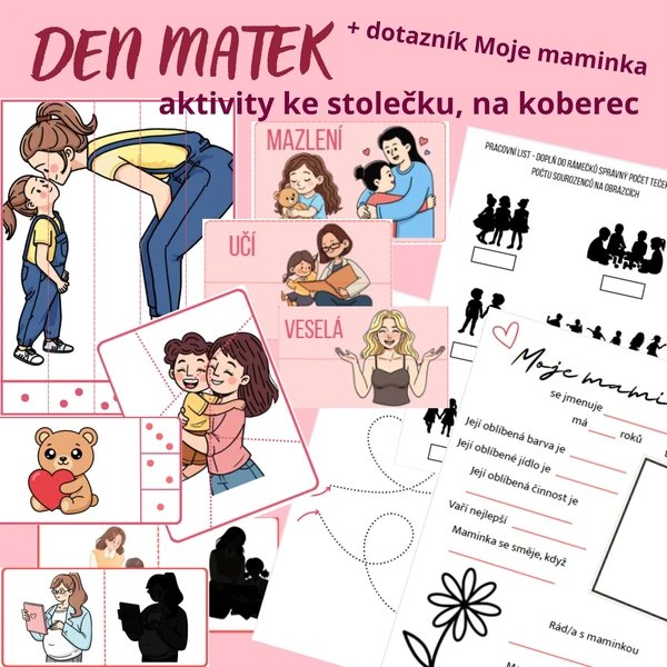 💐 Den matek + dotazník pro maminky 💕