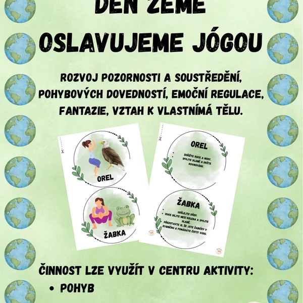 DEN ZEMĚ OSLAVUJEME JÓGOU