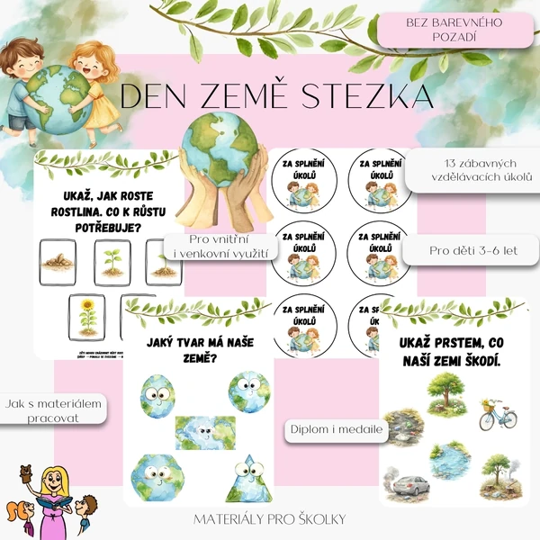 Den Země - stezka (bez barevného pozadí)