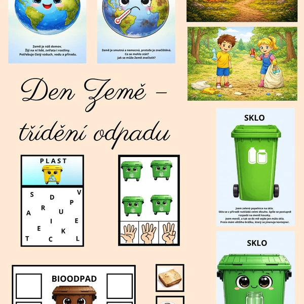 Den země - třídění odpadu