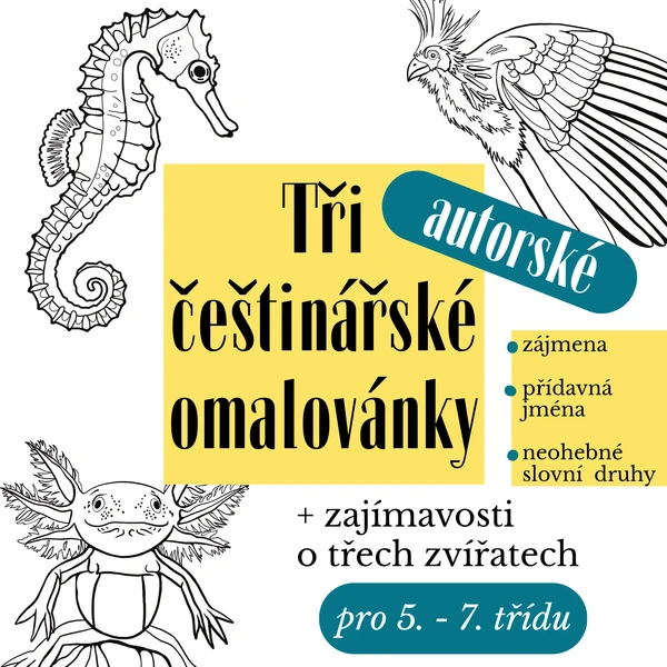 Češtinářské omalovánky