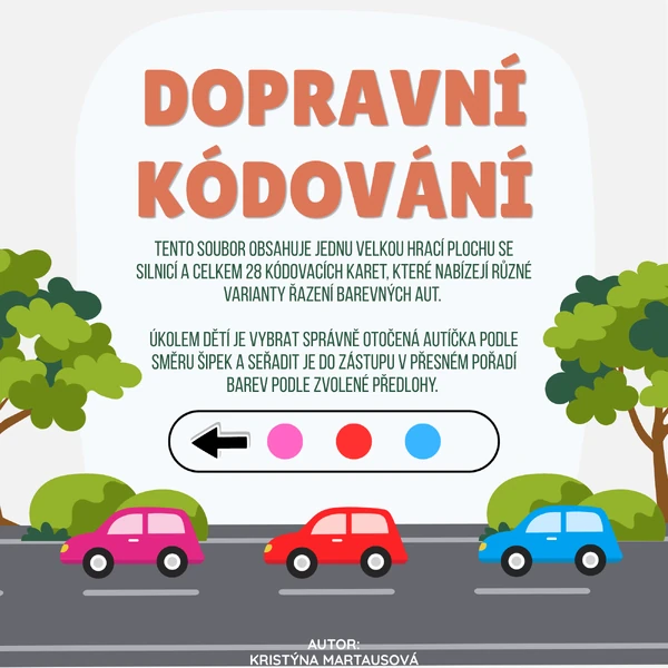 Dopravní kódování - Barvy a směry 🚗