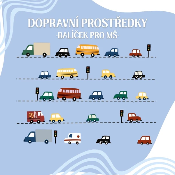 Dopravní prostředky - balíček pro MŠ