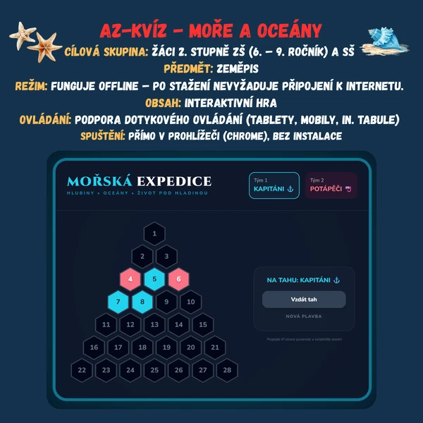 AZ-Kvíz - Moře a oceány