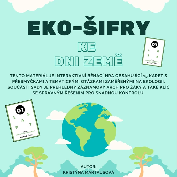 EKO-ŠIFRY ke dni Země - Rozhýbejte děti i mozkové závity!