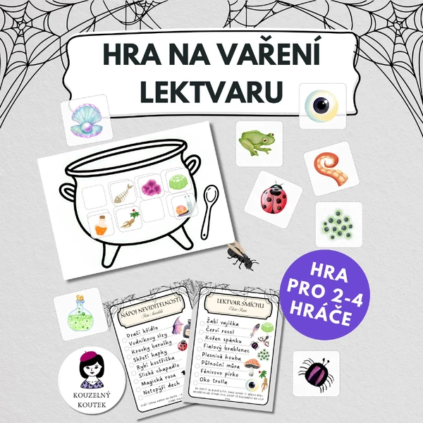 Hra na vaření lektvaru | Pálení čarodějnic | Dušičky | Halloween