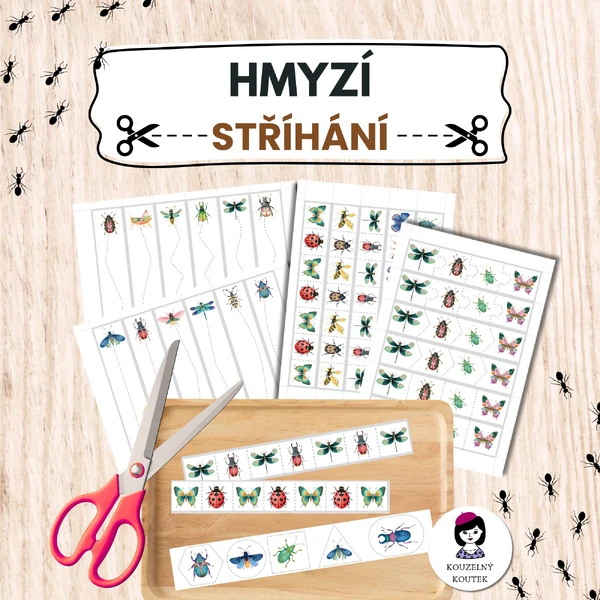Hmyzí stříhání | Stříhací obrázky | Hmyz | Brouci | Entomologie