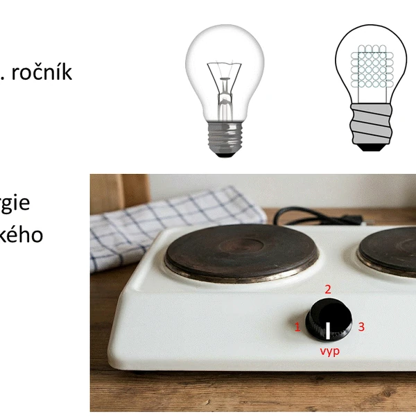 Fyzika pro 8. ročník - elektrická energie, výkon elektrického proudu