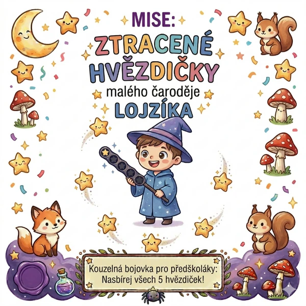 Ztracené hvězdičky čaroděje Lojzíka: Bojovka pro MŠ