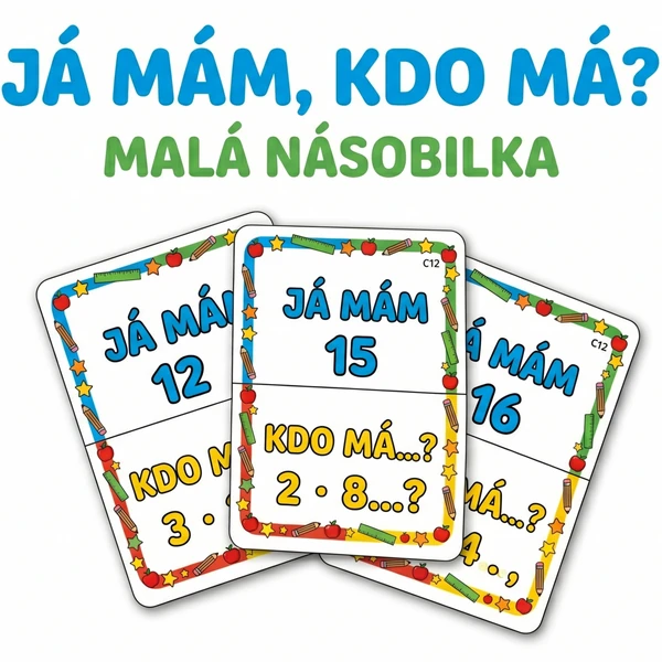 Já mám, kdo má - malá násobilka, 30 karet