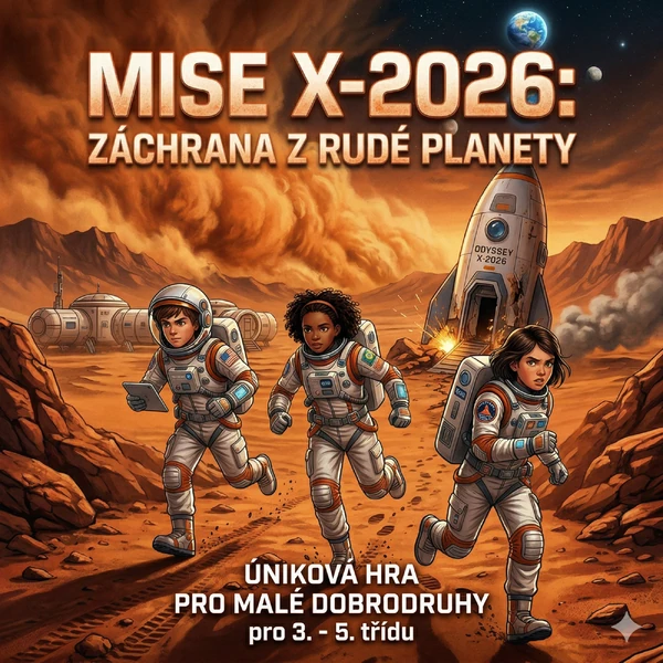 Vesmírná úniková hra pro 3. - 5. třídu, Mise X-2026