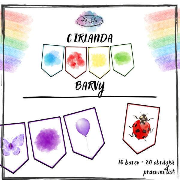 Girlanda - Barvy
