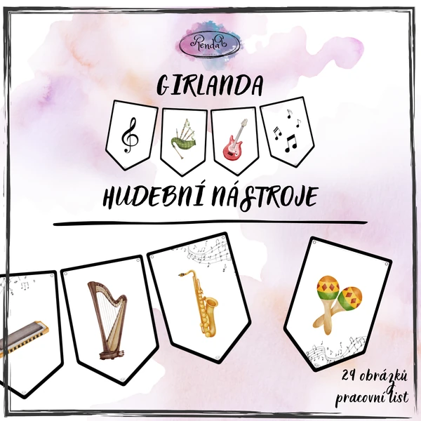 Girlanda - Hudební nástroje