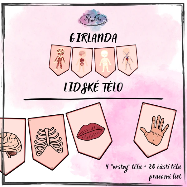 Girlanda - Lidské tělo
