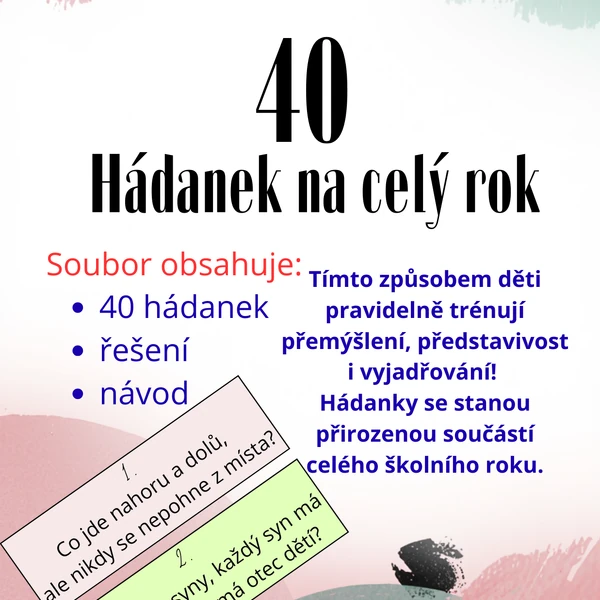 Hádanky na celý rok 