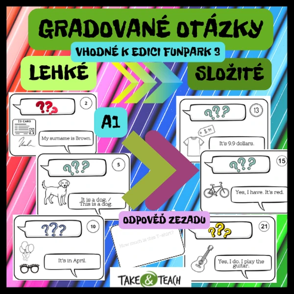 Questions - present simple, gradované otázky, vhodné k edici FUNPARK 3
