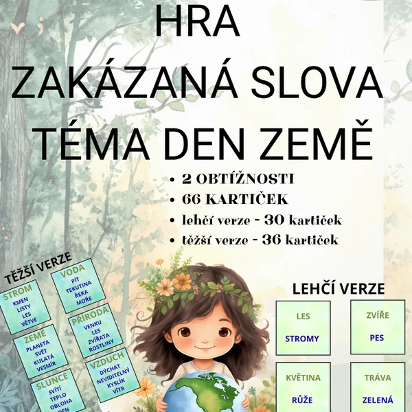 HRA ZAKÁZANÁ SLOVA - DEN ZEMĚ