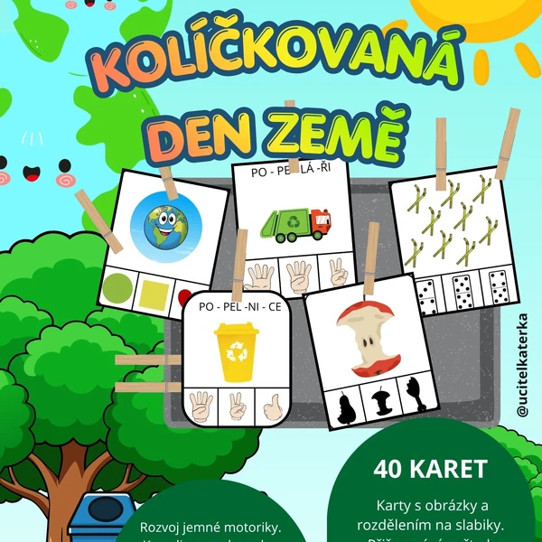 DEN ZEMĚ - KOLÍČKOVANÁ 🌿