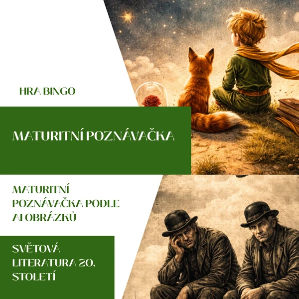 Literatura 20. století – poznávačka + BINGO (maturitní opakování)