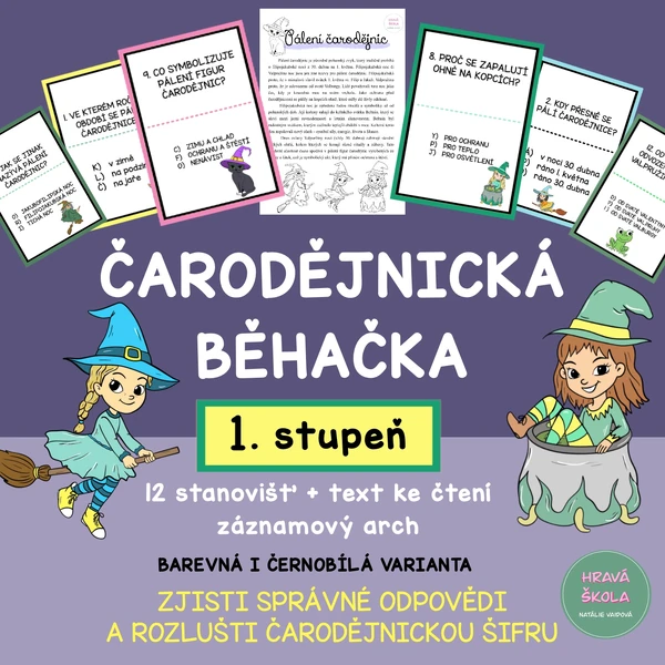 PÁLENÍ ČARODĚJNIC- BĚHAČKA S TAJENKOU