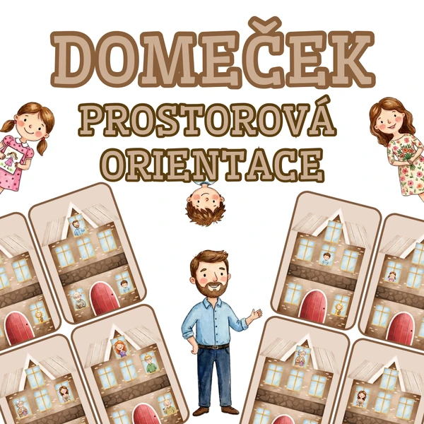 Domeček - prostorová orientace 