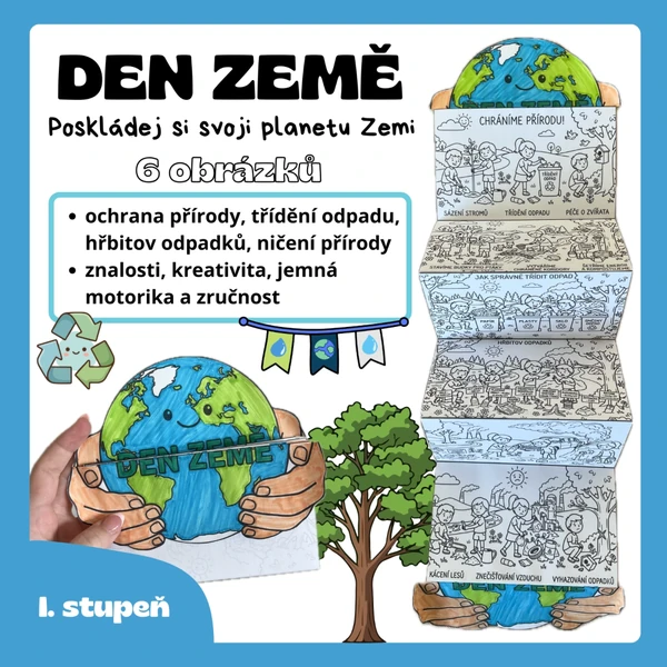 DEN ZEMĚ - poskládej si planetu Zemi