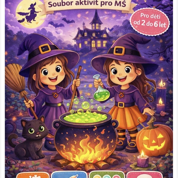 Čarodějnice-velký soubor aktivit
