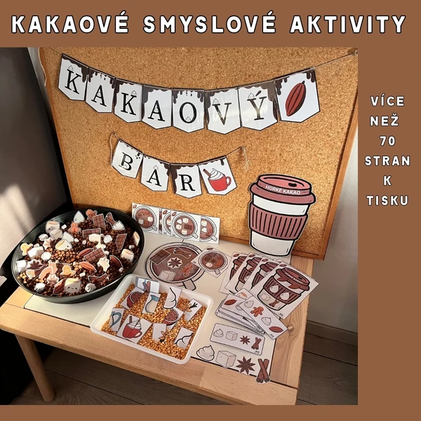Smyslové aktivity (sensory play) KAKAOVÝ SVĚT