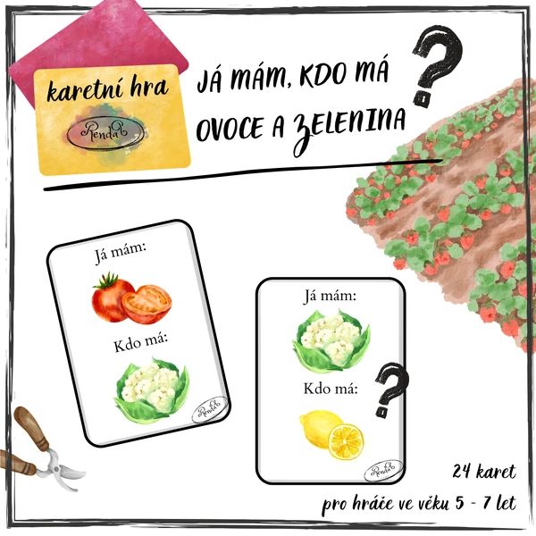 Já mám, kdo má - ovoce a zelenina - RendaP