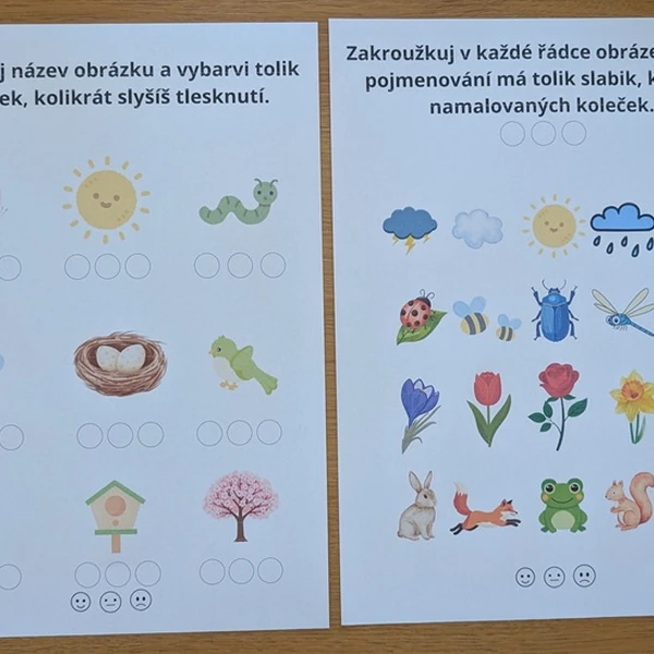 Jarní hrátky s písmeny a slovy