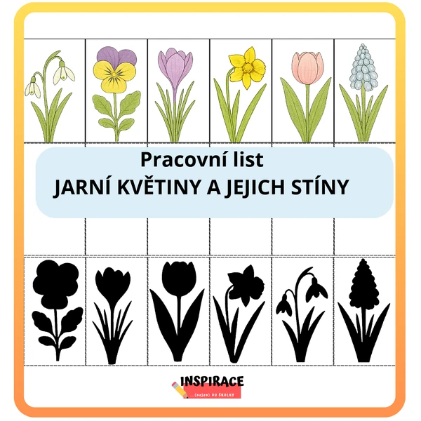 Jarní květiny a jejich stíny (zdarma)