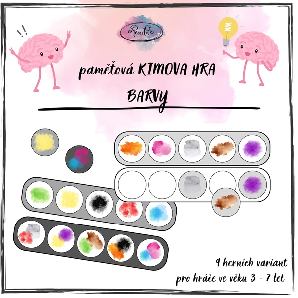Kimova hra - Barvy