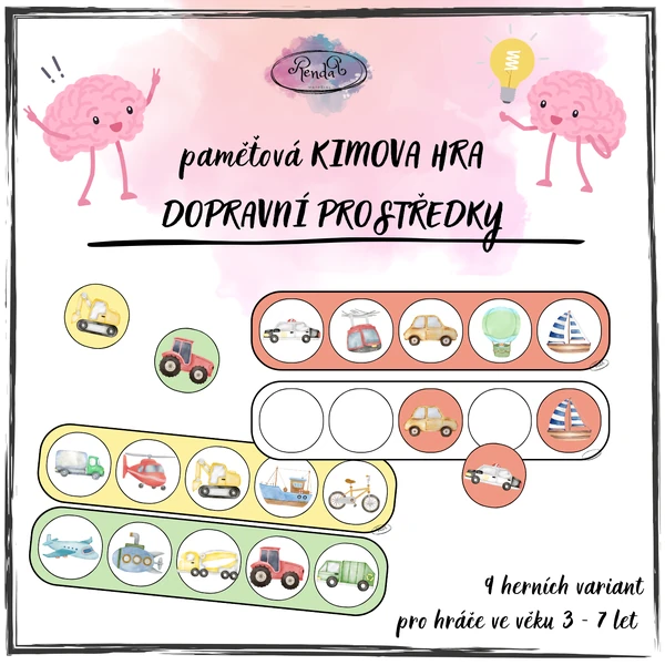 Kimova hra - Dopravní prostředky