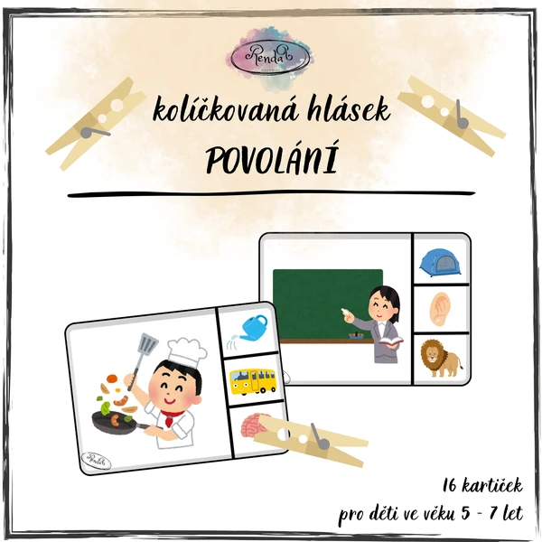 Kolíčkovaná hlásek - Povolání