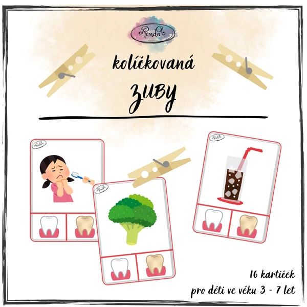 Kolíčkovaná - Zuby