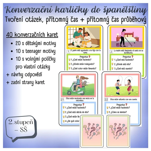 Konverzační karty do španělštiny