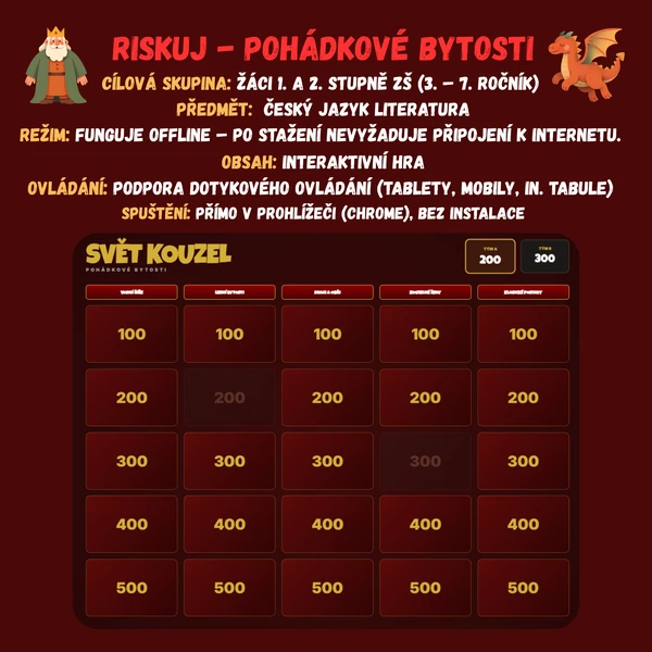 Riskuj! - Pohádkové postavy