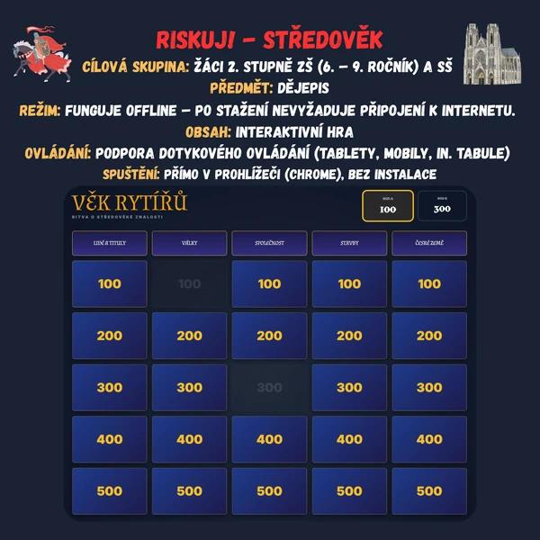 Riskuj! - Středověk