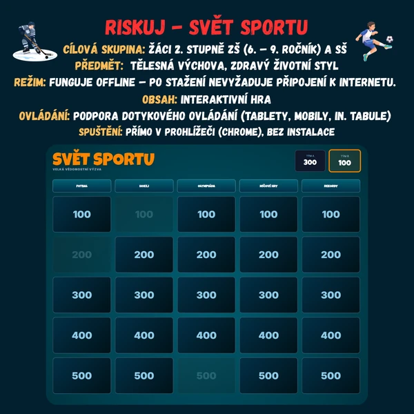 Riskuj - Svět sportu