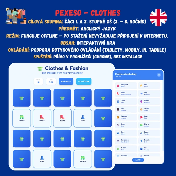Pexeso - Clothes 